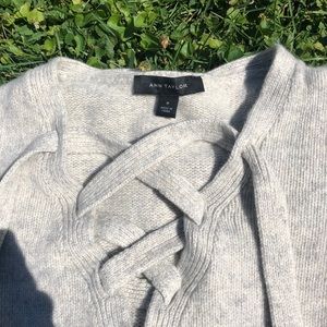 criss cross tie sweater